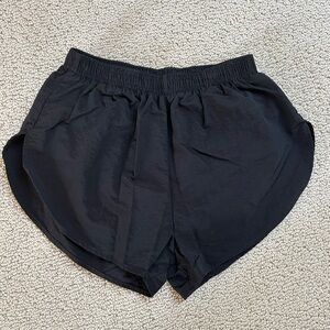 Los Angeles Apparel Nylon Taffeta Shorts - Black